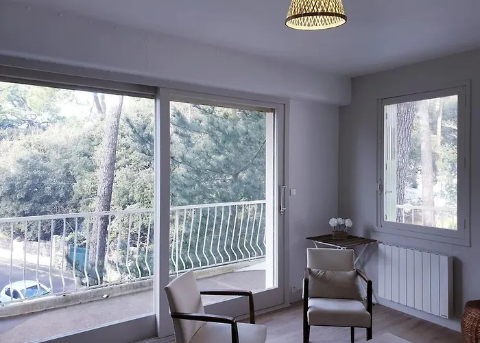 아파트 Le Tilleul By Tah - 100m Gare De Les Pins *